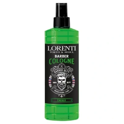 Abbildung von LORENTI TOKYO &amp; SEOUL Barber Cologne 400ml ENERGY After Shave Spray für Männer Herren Rasur Duftwasser Eau de mit praktischen Pump Spender Erfrischend Pflegend EDC