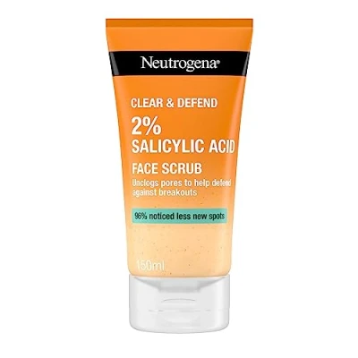 Abbildung von NEUTROGENA® Clear &amp; Defend 2% Salicylsäure Gesichtspeeling, 150 ml