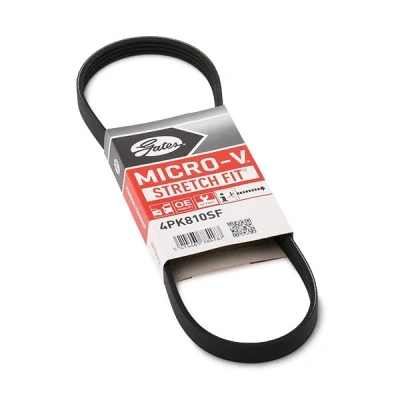 Abbildung von GATES Micro V Stretch Fit 4PK810SF Keilrippenriemen 810 4 PA (Polyamid), EPDM (Ethylen Propylen Dien Kautschuk) BMW: 3 Touring, Saloon