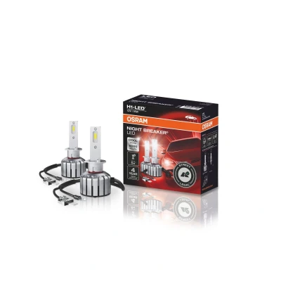 Abbildung von OSRAM NIGHT BREAKER H1 LED; bis zu 40% weniger Blendung; erste strassenzugelassene LED Nachrüstlampe