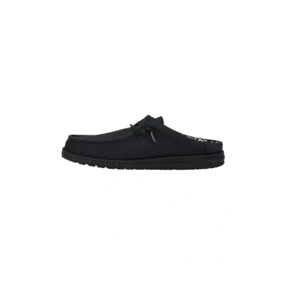 Abbildung von Heydude Wally SLIP Stretch Pantolette flach, Herren, Größe: 42, black Schuhe
