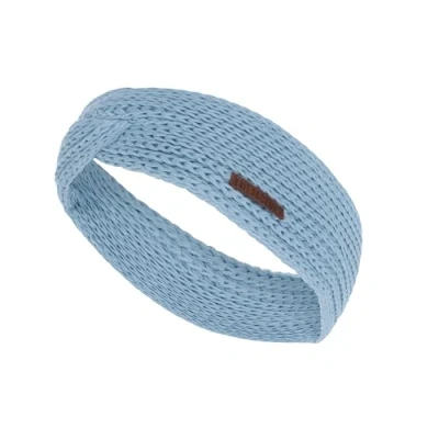 Abbildung von Knit Factory Joy Stirnband Gestricktes Damen Haarband Ohrenwärmer mit Wolle Hochwertige Qualität Celeste