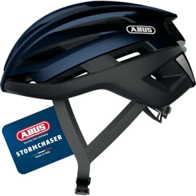 Abbildung von ABUS Rennradhelm StormChaser Leichter und komfortabler Fahrradhelm für professionellen Radsport Damen Herren Blau, Größe S