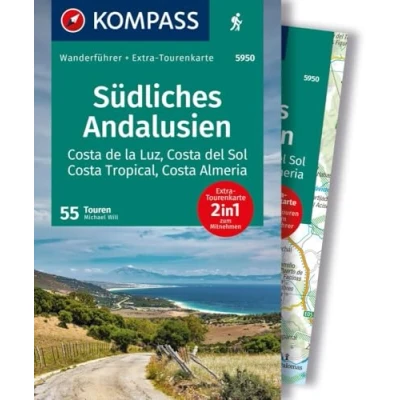 Abbildung von KOMPASS Wanderführer Südliches Andalusien, Costa de la Luz, del Sol, Tropical und Almeria, 55 Touren mit Extra Tourenkarte: GPS Daten zum Download