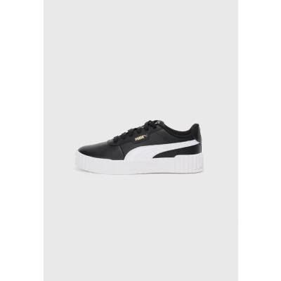 Abbildung von PUMA Damen Carina 3.0 Sneaker, Black White Gold, 37 EU