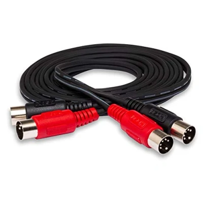 Abbildung von Hosa MID 203, Dual MIDI Cable, 5 pin DIN to Same, 3 m