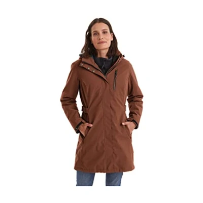 Abbildung von Killtec Damen Parka Funktionsparka mit abzippbarer Kapuze KOW 165 WMN PRK wasserdicht, Winddicht, atmungsaktiv 00544 herbstlaub 36