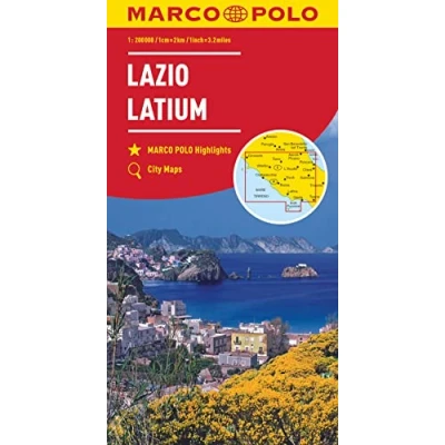 Abbildung von MARCO POLO Regionalkarte Italien 09 Latium 1:200.000: Highlights, City Maps