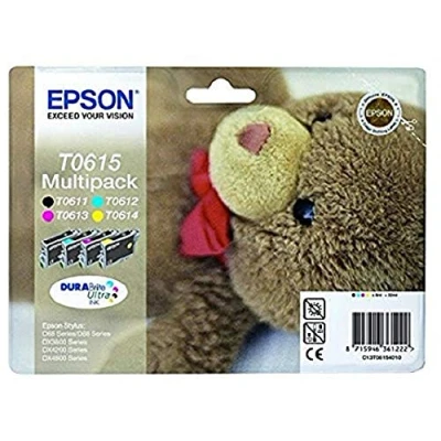 Abbildung von Epson C13T06154010 Original Tintenpatronen Pack of 1 Multi (Schwarz, Gelb, Magenta, Cyan) L