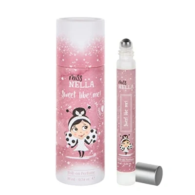 Abbildung von Miss Nella Sweet Like Me Sicher &amp; frei von Giftstoffen Roll On Parfüm für Kleinkinder, Kinder und Teenager, basierend auf einer natürlichen Formel