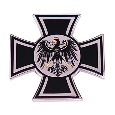 Abbildung von Deutschland Preußen Medaillenordnung Kreuz Abzeichen Brosche Eisernes aus Metall Königreich Emaille Pin