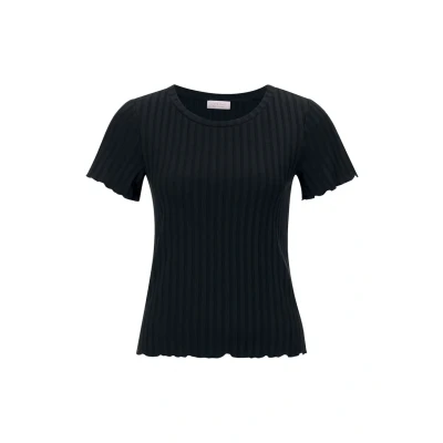 Abbildung von Rich &amp; Royal Tshirt print, Damen, Größe: Large, Black