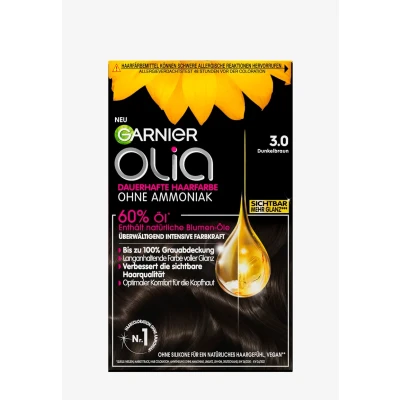 Abbildung von Garnier OLIA Permanent HAIR Color Coloration, Damen, Größe: 174 g, Dark brown