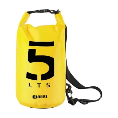 Abbildung von Mares Aquazone Seaside Dry Bag 5 l, wasserdichte Tasche für Erwachsene, Unisex, Gelb