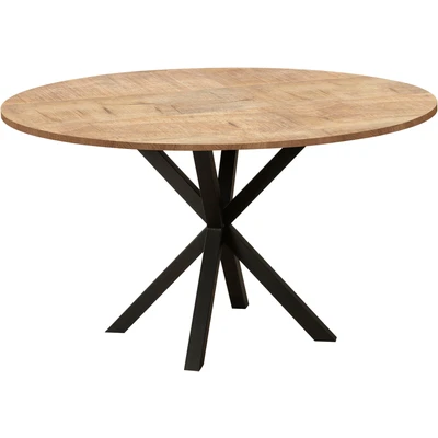 Abbildung von OMG Design Esstisch "Kent" 1 Stk. tlg. Hochwertige Melamin-Tischplatte mit Metallgestell