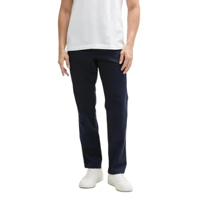 Abbildung von TOM TAILOR Chino Hose mit Leinenanteil, Tarmac Grey Chambray, 36/34