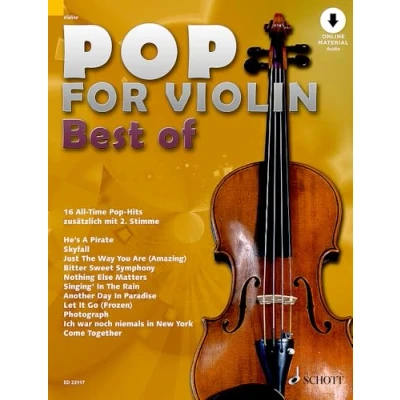 Abbildung von Pop for Violin Best of: 16 All Time Hits. 1 2 Violinen.