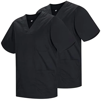 Abbildung von MISEMIYA Packung 2 STK. SANITÄRE CASACA Unisex Uniformen UNIFORM MEDIZINISCHE Ref. 817 * Medium, Schwarz 21