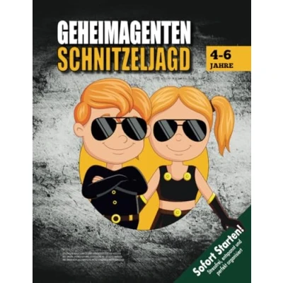 Abbildung von Geheimagenten Schnitzeljagd Kindergeburtstag 4 6 Jahre: Kreativ geplante Schatzsuche mit lustigen Hinweisen und spannender Fallermittlung Fußspuren &amp; Fingerabdrücken (Bravo Schatzsuche)