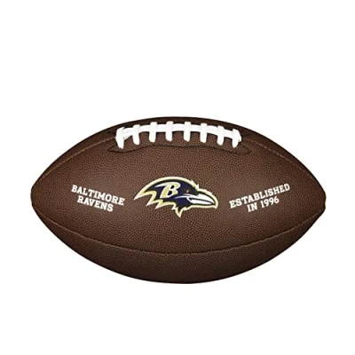 Abbildung von Wilson American Football NFL TEAM LOGO, Offizielle Größe, Mischleder