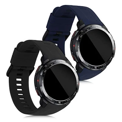 Abbildung von kwmobile 2X Sportarmband kompatibel mit Honor Watch GS Pro Armband Fitnesstracker Band Set aus TPU Silikon