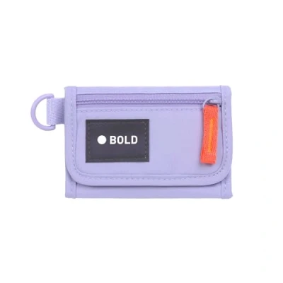 Abbildung von LÄSSIG Kinder Geldbeutel mit Klettverschluss und transparenten Sichtfenster/School Wallet Bold lavender