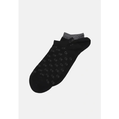 Abbildung von Calvin Klein Underwear Sneaker ALL OVER LOGO 2 PACK Füßlinge, Größe: 43 46, Black