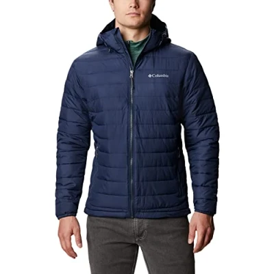 Abbildung von Columbia Herren Powder Lite™ Hooded Jacke, Collegiate Navy 465, S EU