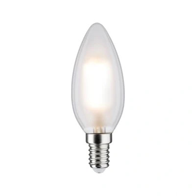 Abbildung von Paulmann 28613 LED Lampe Filament Kerze 5W Klassik Leuchtmittel dimmbar Matt 2700K Warmweiß E14