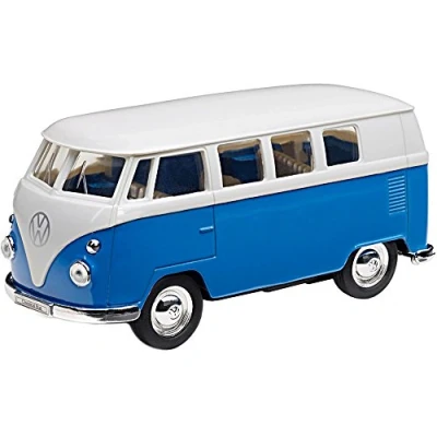 Abbildung von Volkswagen 211087511A Spielzeugauto T1 mit Rückziehfunktion, Blau/Weiß