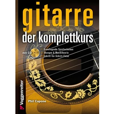 Abbildung von Gitarre. Der Komplettkurs, m. Audio CD: Grundlegende Spieltechniken für Akustikgitarre: Spieltechnicken Akustikgitarre