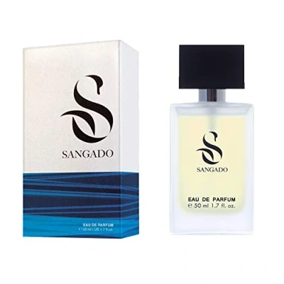 Abbildung von SANGADO Unbesiegbar Parfüm für Herren, 8 10 Stunden Langanhaltend, Luxuriös duftend, Holziger Aquatisches, Zarte französische Essenszen, Extra konzentriert (Eau de Parfum), 50ml