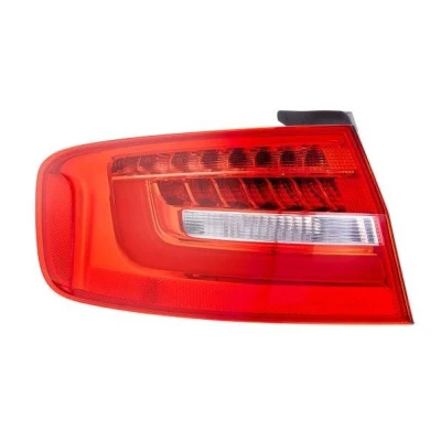 Abbildung von HELLA 2SK 010 916 091 Rückleuchte links äusserer Teil LED, W16W 12 weiß/rot mit Glühlampe, Lampenträger AUDI: A4 B8 Saloon