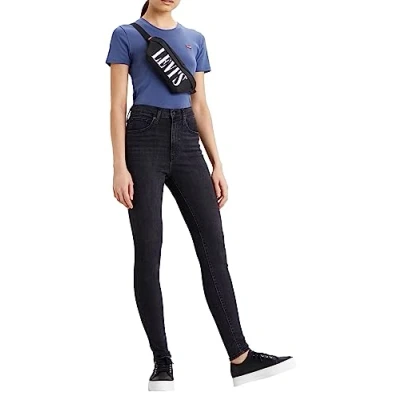 Abbildung von Levi&#039;s MILE HIGH Super Skinny Jeans Fit, Damen, Größe: 25x30, Black haze