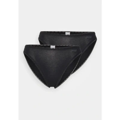 Abbildung von Sloggi GO TAI 2 PACK Slip, Damen, Größe: XL, Black
