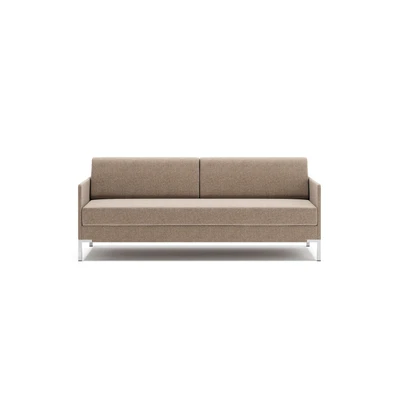 Abbildung von HESTBÆK Schlafsofa "Hestbæk 415 3-Sitzer, Bettfunktion, Federkern, Breite 208cm" Umklappbar, Querschläfer, sehr komfortabel, Stauraum