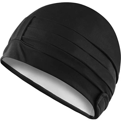 Abbildung von Aqua Speed Badekappe Retro Schwimmhaube Damen Schwarze Bademütze Schwimmkappe Schwimmen Schwimmmütze Swimming Cap for Women Strand Sauna Polyester Black Ladies