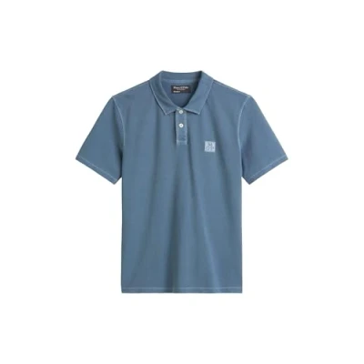Abbildung von Marc O&#039;Polo Short Sleeve Poloshirt, Herren, Größe: Large, Starlight