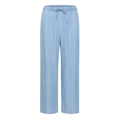 Abbildung von Part Two Cibellspw PA Stoffhose, Damen, Größe: 44, Medium blue denim