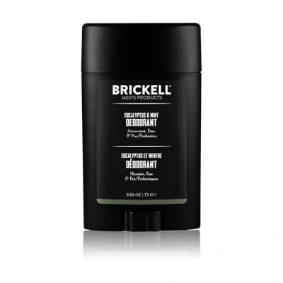Abbildung von Brickell Herrenprodukte Natürliches Deodorant für Männer, natürlich und biologisch, Aluminium, Alkohol Backpulver frei, 78 ml (Eukalyptus &amp; Minze)