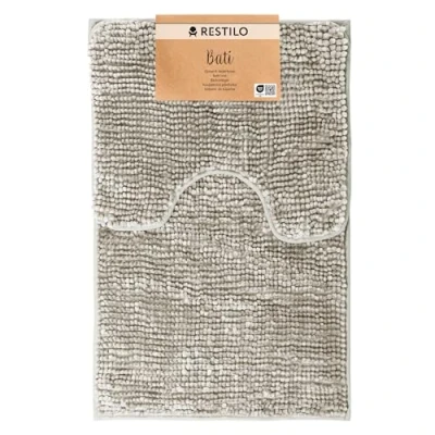 Abbildung von RESTILO Badematte Toilettenmatte Set 50x80 40x50 cm Badteppiche Badvorleger rutschfest Bati Beige