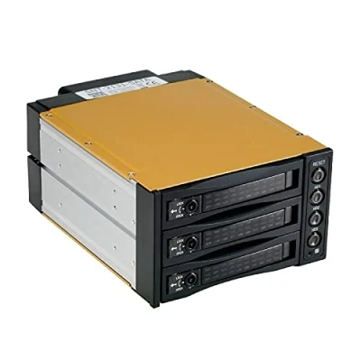 Abbildung von FANTEC SNT BA2131 1 Backplane/Aluminium Gehäuse für 3x 8,9 cm (3,5&quot;) Festplatten, 2x 13,34cm (5,25&quot;) Einschub, 1x 80mm Lüfter, schwarz