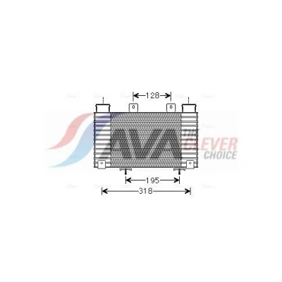 Abbildung von Ladeluftkühler AVA COOLING MZA4250