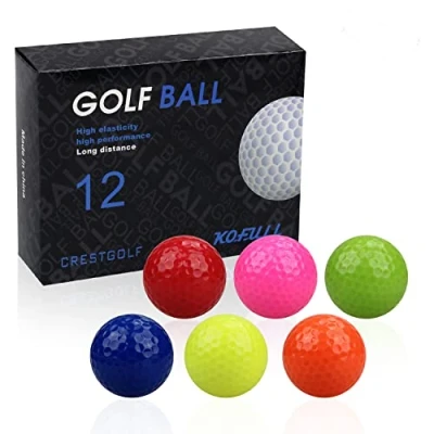 Abbildung von Kofull Golfbälle bunt Golf trainingsbälle 12 Stück Mehrfarbig