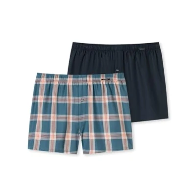 Abbildung von Schiesser Herren 2 Pack Boxershorts Baumwolle Web Multipack Webboxer, Sortiert 13_180202, 4