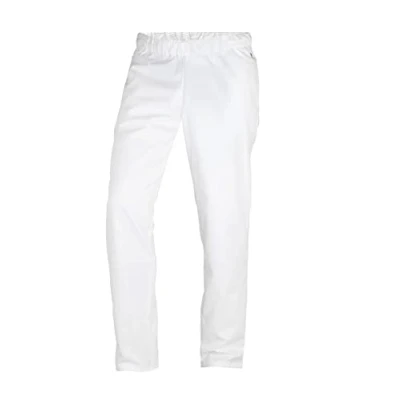 Abbildung von BP 1645 400 21 XLs Unisex Hose, mit Gummizug in der Taille, 215,00 g/m² Stoffmischung, weiß,