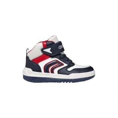 Abbildung von Geox Buzzerlight BOY Light UP Sneaker high für Kinder, Größe: 24, Navy/white Schuhe