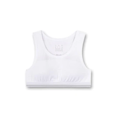 Abbildung von Sanetta Mädchen Bustier Weiß Bequemes und angenehmes für aus einem Baumwoll Mix. Unterwäsche 140
