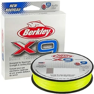 Abbildung von Berkley X9 Braid Low Visibility Green 0,17mm (150m) Geflochtene Schnur