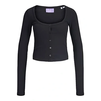 Abbildung von JJXX Jxfunny STR LS JSR Strickjacke, Damen, Größe: XL, Black